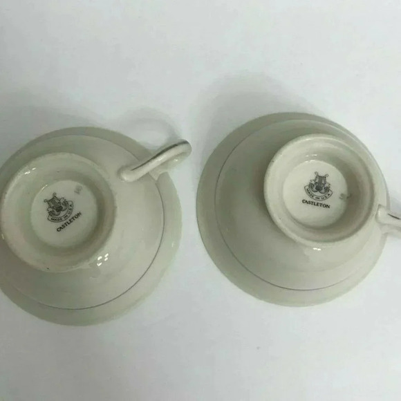 Vintage Castleton St Regis Sugar Bowl & 2 Cup Set - Picture 7 of 9